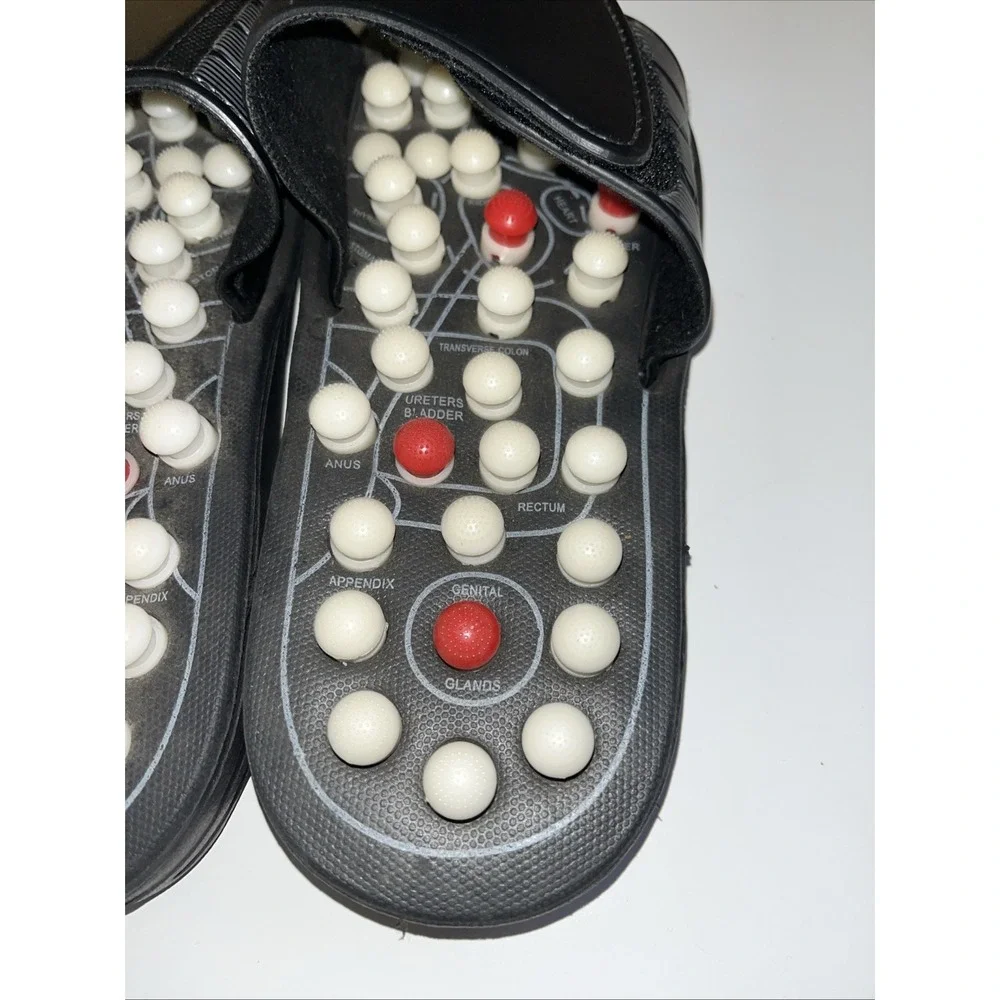 Health Massager Slippers Sandal Reflexology Acupressure Foot Massager Shoes Home